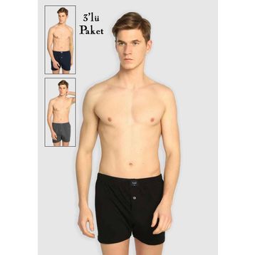 Tutku 117 Karışık Renk Penye Erkek Boxer