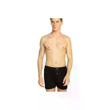 Tutku 117 Penye Düz 6'lı Siyah Erkek Boxer