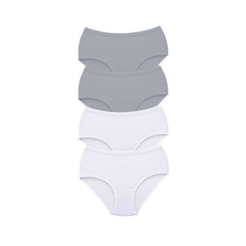 Tutku 4 Adet S10 Kadın Yüksek Bel Bato Kalın Lastik Külot
