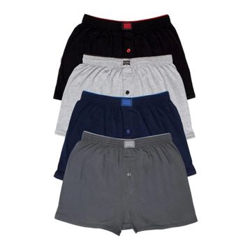 Tutku 6 Adet Erkek Düz Penye Boxer