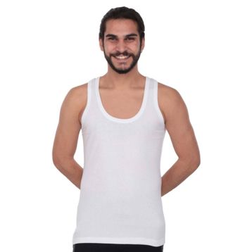 Tutku Beyaz Ribana 6'lı Erkek Atlet