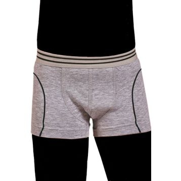 Tutku Elastan Gri Çocuk Boxer