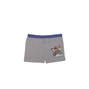 Tutku Elastan Gri Çocuk Boxer