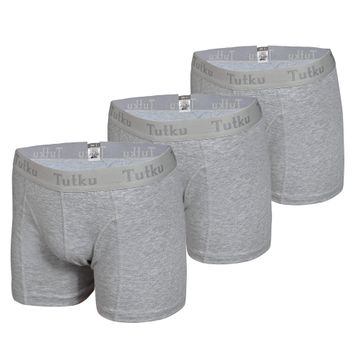 Tutku Elastan Gri Erkek Boxer