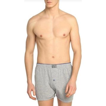 Tutku Elit 1101 Penye Havlu Bel Düz 12 Adet Gri Erkek Boxer