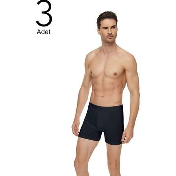 Tutku Elit 1251 Siyah Modal Elastan Erkek Boxer