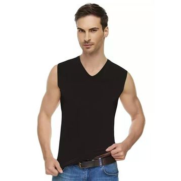 Tutku Elit 1305 Elastan V Yaka Sıfır Kol 12 Adet Beyaz Erkek Atlet