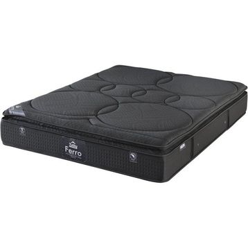 Tutku Ferro Pedli Yatak 5 Bölgeli Torba Yay Sistemi Orta Sert Tek Taraflı Ergonomik Destekli Siyah 100x200 cm Yatak