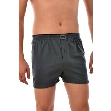 Tutku Füme 3 Lü Paket İç Giyim Pamuklu Penye Düğmeli Erkek Boxer