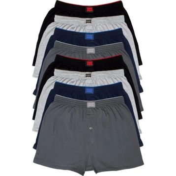 Tutku Karışık Renk Penye Havlu Bel 8'li Erkek Boxer