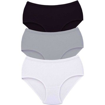 Tutku S6 3 Adet Yüksek Bel Bato Kalın Lastik Külot S6