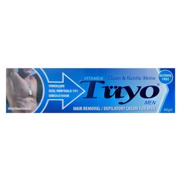 Tüyo Parfümlü Erkeklere Özel 40 gr Aloe Vera Tüy Dökücü Krem