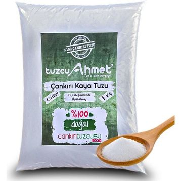 Tuzcu Ahmet 1 kg Taş Değirmende Öğütülmüş Kristal Çankırı Kaya Tuzu