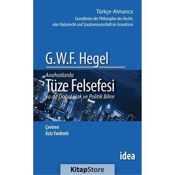 TÜZE FELSEFESI PHILOSOPHIE DES RECHTS - GEORG HEGEL