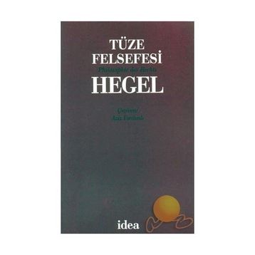 TÜZE FELSEFESI PHILOSOPHIE DES RECHTS - GEORG HEGEL