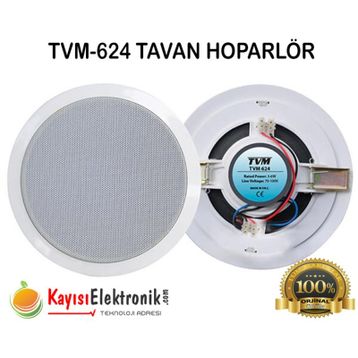 TVM 624 Hat Trafolu Alçıpan Tavan Hoparlörü
