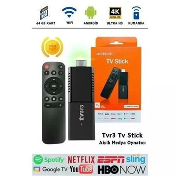 TVR3 Ultra HD 16GB 4K Android Tv Stick