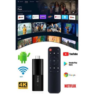 TVR3 Ultra HD 16GB 4K Android Tv Stick