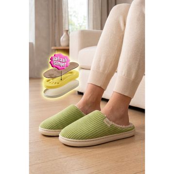 Twigy Belis JJ0328-YEŞİL Yeşil Kadın Ev Terliği