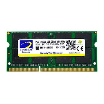 Twinmos MDD34Gb1600N 4 Gb Ddr3 1600 Mhz Cl11 Notebook Ram Bellek