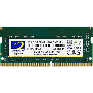 Twinmos MDD416Gb2666N 16 Gb Ddr4 2666 Mhz Cl19 Notebook Ram Bellek