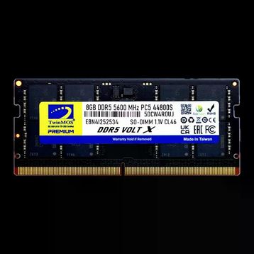 Twinmos TMD58GB5600S46 8 GB DDR5 5600 MHz CL46 Notebook Bellek