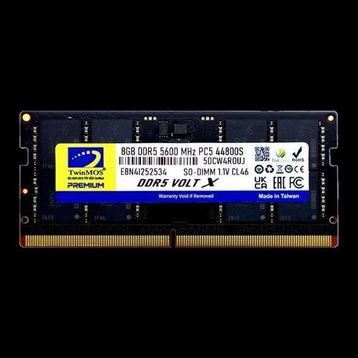 Twinmos TMD58GB5600S46 8 GB DDR5 5600 MHz CL46 Notebook Bellek
