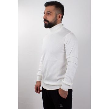Twister 3623 Ekru Balıkçı Yaka Erkek Kazak