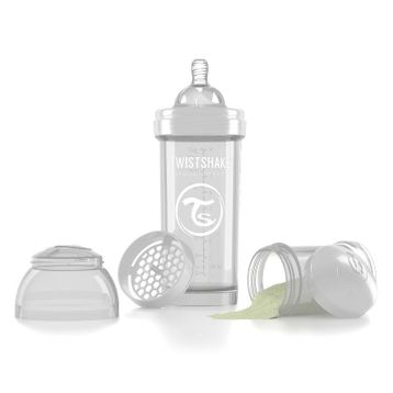 Twistshake 260 ml Beyaz Anti-Kolik Biberon