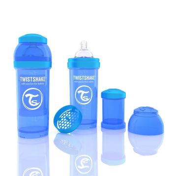Twistshake 260 ml Mavi 2+ Ay Anti-Kolik Biberon