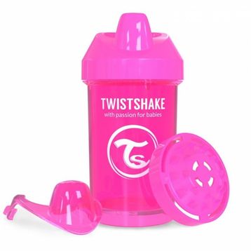 Twistshake 300 ml Pembe 8+ Ay Alıştırma Bardağı