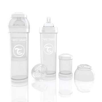 Twistshake 330 ml Beyaz 4+ Ay Anti-Kolik Biberon