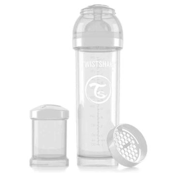 Twistshake 330 ml Beyaz 4+ Ay Anti-Kolik Biberon