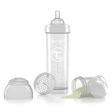 Twistshake 330 ml Beyaz 4+ Ay Anti-Kolik Biberon