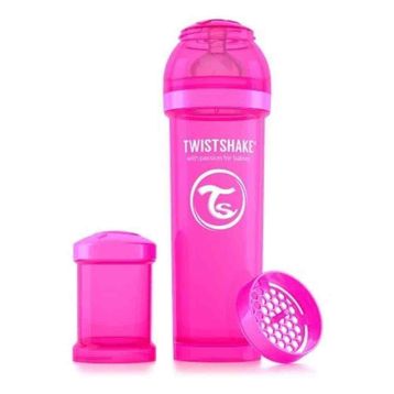 Twistshake 330 ml Pembe Anti-Kolik Biberon