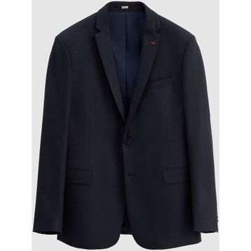 Twn 0EFY5KMBN061M Slim Fit Lacivert Armürlü Kombinli Takım Elbise