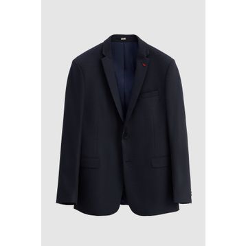Twn 0EFY5KMBN061M Slim Fit Lacivert Armürlü Kombinli Takım Elbise
