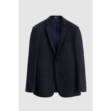 Twn 0EFY5KMBN061M Slim Fit Lacivert Armürlü Kombinli Takım Elbise
