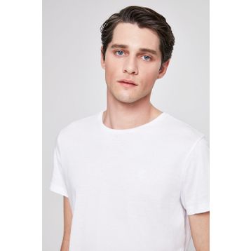Twn 6EE140635000801 Beyaz Slim Fit Erkek T-shirt