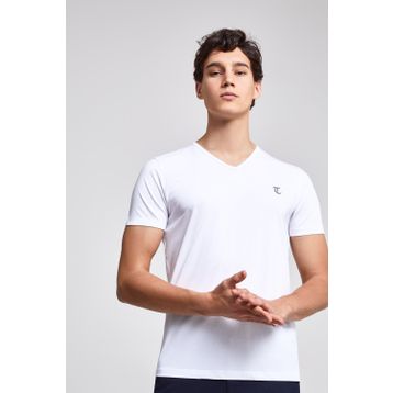 Twn 6EE140635000801 Beyaz Slim Fit Erkek T-shirt