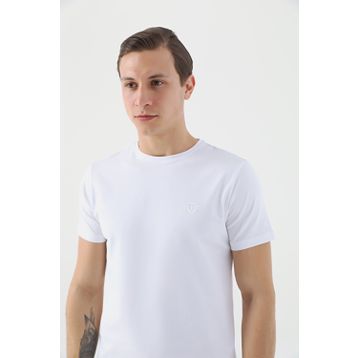 Twn 6EE140635000801 Beyaz Slim Fit Erkek T-shirt