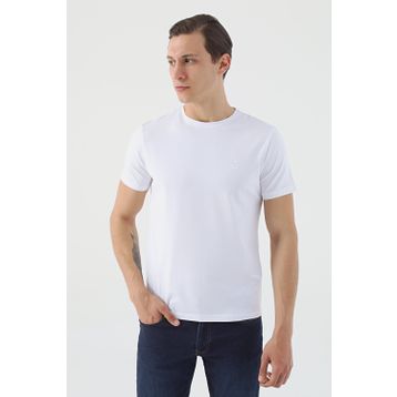 Twn 6EE140635000801 Beyaz Slim Fit Erkek T-shirt