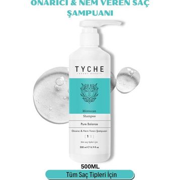 Tyche Luxury Beauty Onarıcı Nem Veren Moroccan 500 ml Pure Balance Şampuan