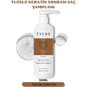 Tyche Luxury Beauty Sülfatsız Salt Free Keratin 500 ml After Keratin Care Saç Bakım Şampuan