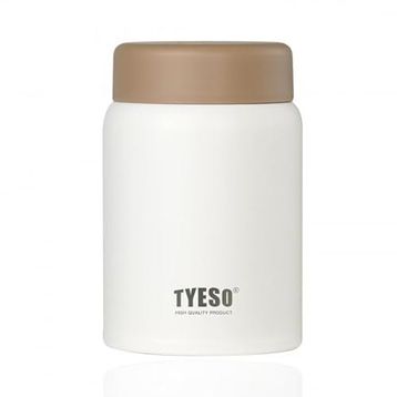 Tyeso 280 ml Beyaz Chief Anne Bebek Mama Vakumlu Termos