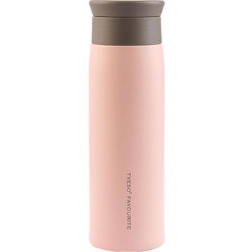 Tyeso 500 ml Pembe Grace Vakumlu Sızdırmaz Çay Demleme ve İçecek Termosu