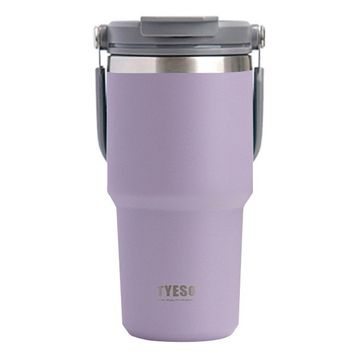 Tyeso 600 ml Mor Dailyneed Vakumlu Paslanmaz Çelik Termos