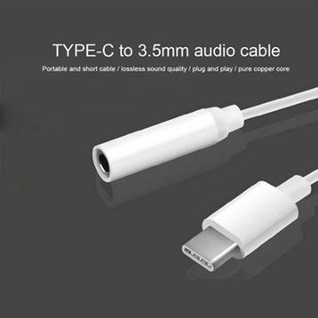 TYPE-C Kulaklık Dönüştürücü 3.5 mm jack Adaptör