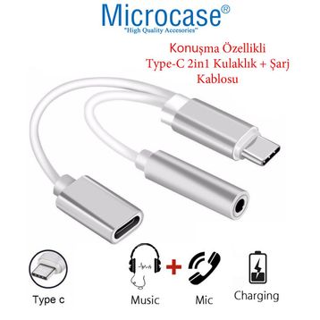 TYPE-C Kulaklık Dönüştürücü 3.5 mm jack Adaptör