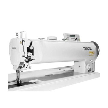 Typical GC20666-L25-D2T3 Otomatik Çift Pabuç Çift İğneli Büyük Mekik Ayak Baskı Ayarlı Dikiş Makinası